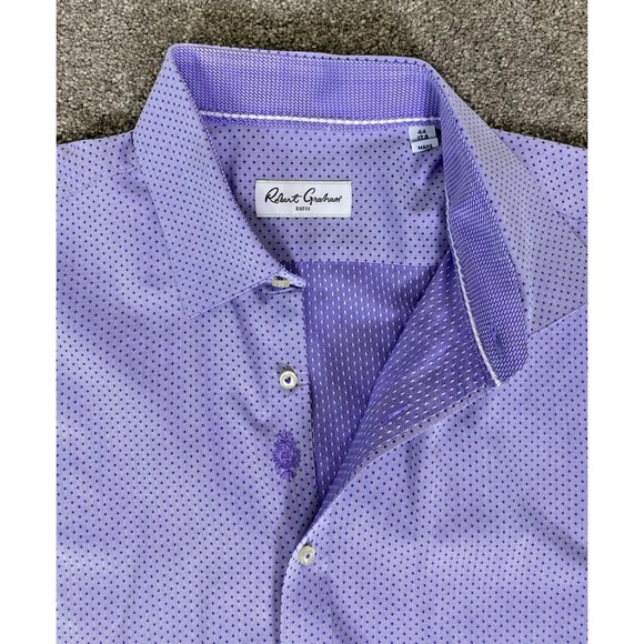 Robert Graham Shirt Mens Button Down Large 44/ 17.5 - Picture 2 of 6